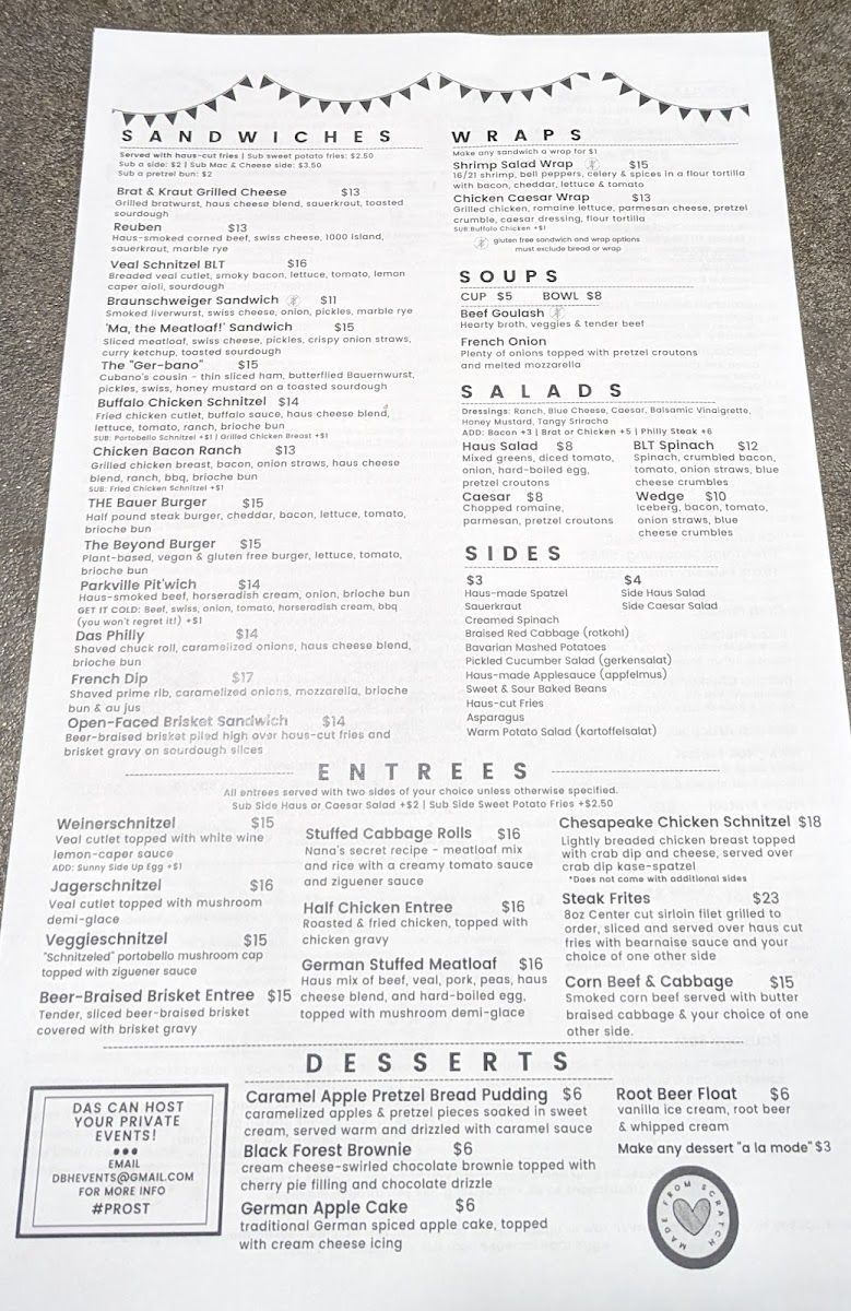 Das Bierhalle Menu - Image 6